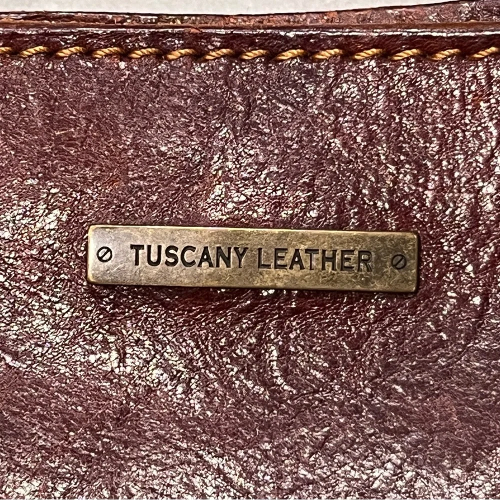 Tuscany Leather Brown Venezia Briefcase Bag
